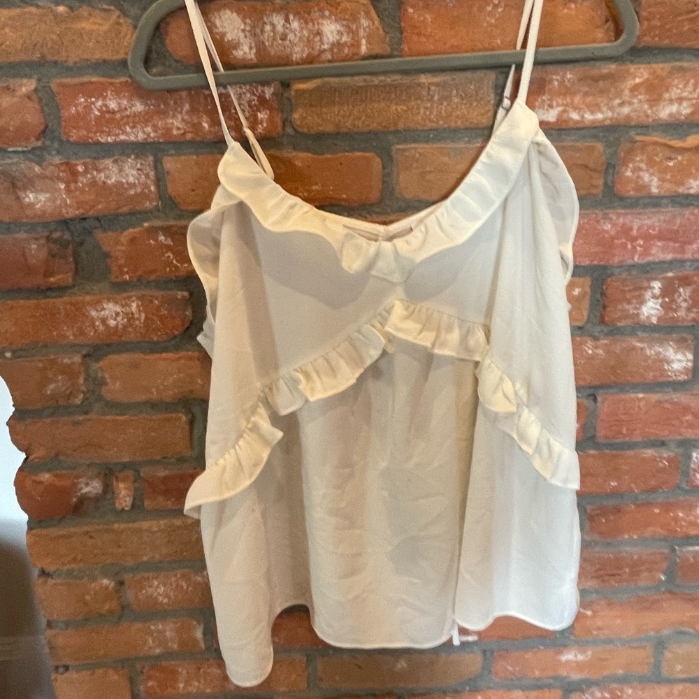 Off white tank
